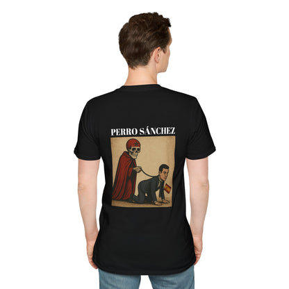 Perro Sánchez camiseta (Diseño Trasero)