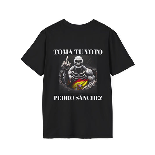 Toma tu voto Pedro Sánchez (Diseño Trasero)