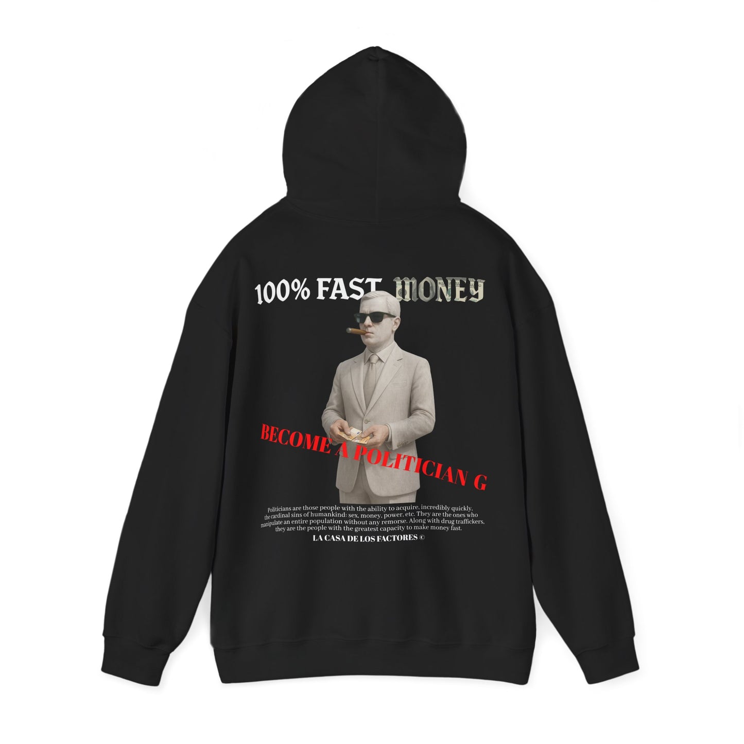 sudadera de política