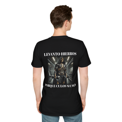 Levanto Hierros, Culos Ninguno (Diseño Trasero)